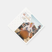 Serviette En Papier Citrouille Patch Photo Napkins (Coin)