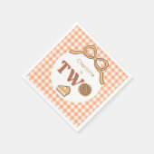 Serviette En Papier Citrouille Pie 2e anniversaire (Coin)