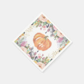 Serviette En Papier Citrouille Premier anniversaire Parties scintillan (Coin)