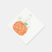 Serviette En Papier Citrouille - Serviettes (Coin)