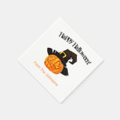 Serviette En Papier Citrouille Sorcière Halloween Papier-Party Napkins (Coin)