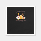 Serviette En Papier Citrouille Spice & Tout Nice meme Slogan (Devant)