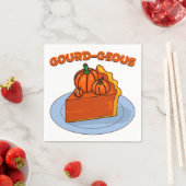Serviette En Papier Citrouille-ux (En situation)