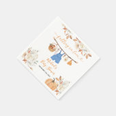 Serviette En Papier Citrouille Vêtements d'automne Baby shower d'autom (Coin)