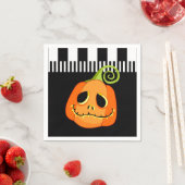 Serviette En Papier Citrouille Whimsical Halloween Costume Party (En situation)