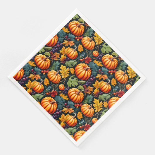 Serviette En Papier Citrouilles de Big and Little Fall (Coin)