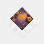 Serviette En Papier Citrouilles d'Halloween (Coin)