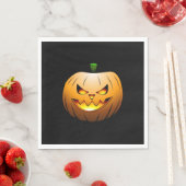 Serviette En Papier Citrouilles d'Halloween (En situation)