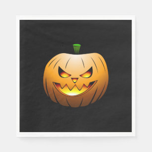 Serviette En Papier Citrouilles d'Halloween