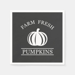 Serviette En Papier Citrouilles frais de ferme automne