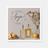 Serviette En Papier Citrus | Cocktails | Fleurs Boho | Cocktail (Devant)