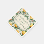 Serviette En Papier Citrus Orchard Baby Shower (Coin)