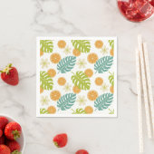 Serviette En Papier Citrus Tropical (En situation)