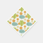 Serviette En Papier Citrus Tropical (Coin)