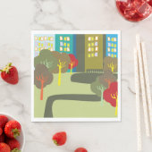 Serviette En Papier City Park Paper Napkins (En situation)