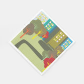 Serviette En Papier City Park Paper Napkins (Coin)