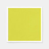 Serviette En Papier Clair néon jaune vert texturé (Devant)