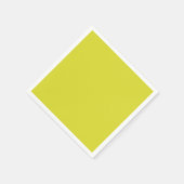 Serviette En Papier Clair néon jaune vert texturé (Coin)