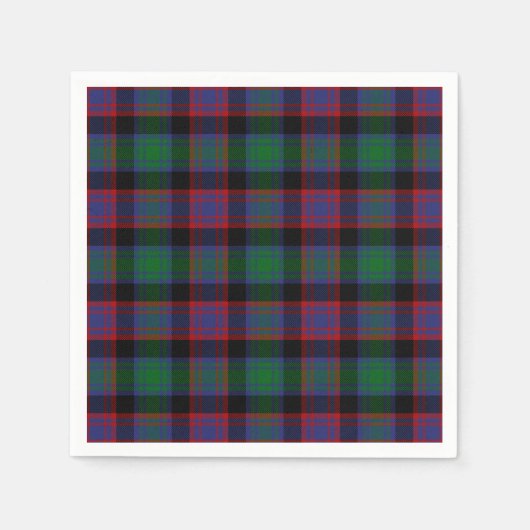 Serviette En Papier Clan Alexander Hunting Tartan (Devant)
