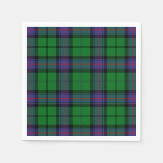 Serviette En Papier Clan Armstrong Tartan (Devant)