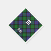 Serviette En Papier Clan Blair Tartan Napkins (Coin)
