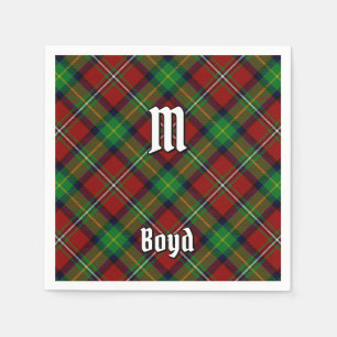 Serviette En Papier Clan Boyd Tartan