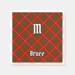 Serviette En Papier Clan Bruce Tartan