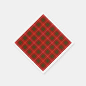 Serviette En Papier Clan Bruce Tartan (Coin)