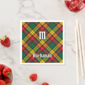 Serviette En Papier Clan Buchanan Tartan (En situation)