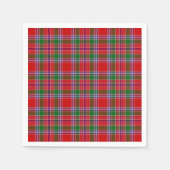 Serviette En Papier Clan Burrell Tartan (Devant)