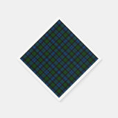 Serviette En Papier Clan Campbell Military Tartan (Coin)
