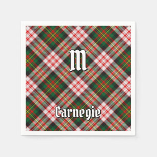 Serviette En Papier Clan Carnegie robe Tartan