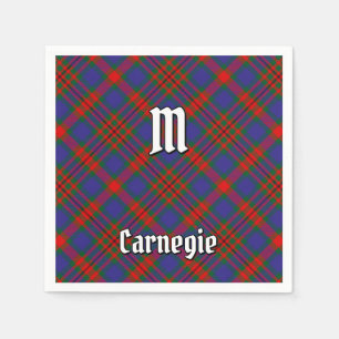Serviette En Papier Clan Carnegie Tartan