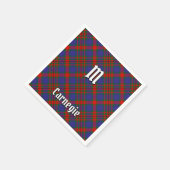 Serviette En Papier Clan Carnegie Tartan (Coin)