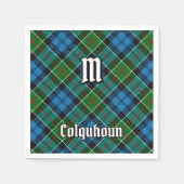 Serviette En Papier Clan Colquhoun Tartan (Devant)