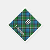 Serviette En Papier Clan Colquhoun Tartan (Coin)
