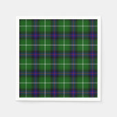 Serviette En Papier Clan Donald Macdonald Tartan (Devant)