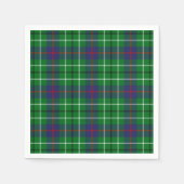 Serviette En Papier Clan Duncan Tartan (Devant)
