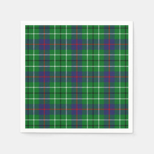 Serviette En Papier Clan Duncan Tartan