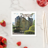 Serviette En Papier Clan écossais Henderson Fordell Castle (En situation)