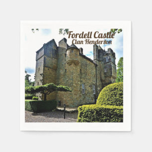 Serviette En Papier Clan écossais Henderson Fordell Castle