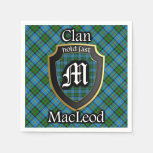 Serviette En Papier Clan écossais MacLeod Tartan Napkin