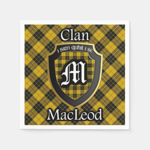 Serviette En Papier Clan écossais MacLeod Tartan Napkin