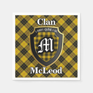 Serviette En Papier Clan écossais McLeod Tartan Napkin