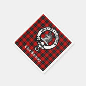 Serviette En Papier Clan écossais Ramsay Crest Badge & Tartan (Coin)