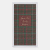 Serviette En Papier Clan écossais Tartan (Devant)