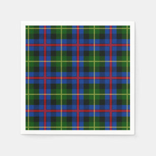 Serviette En Papier Clan Farquharson Tartan