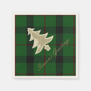 Serviette En Papier Clan Festif Kincaid Plaid Napkins