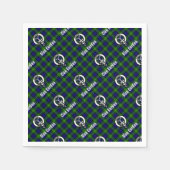 Serviette En Papier Clan Gordon Tartan Crest (Devant)