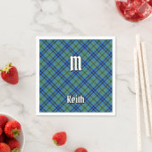 Serviette En Papier Clan Keith Tartan Napkins (En situation)